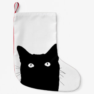 I See Cat Click to Select Your Colour Decor Small Christmas Stocking