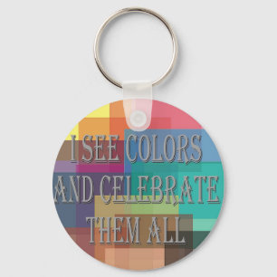 I See Colours Keychain