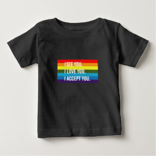 I See I Love You I Accept You Gay Pride LGBT Shirt