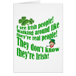 I see Irish people!