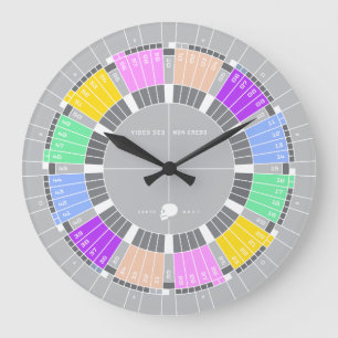 I See It, But I Don’t Believe It Large Clock