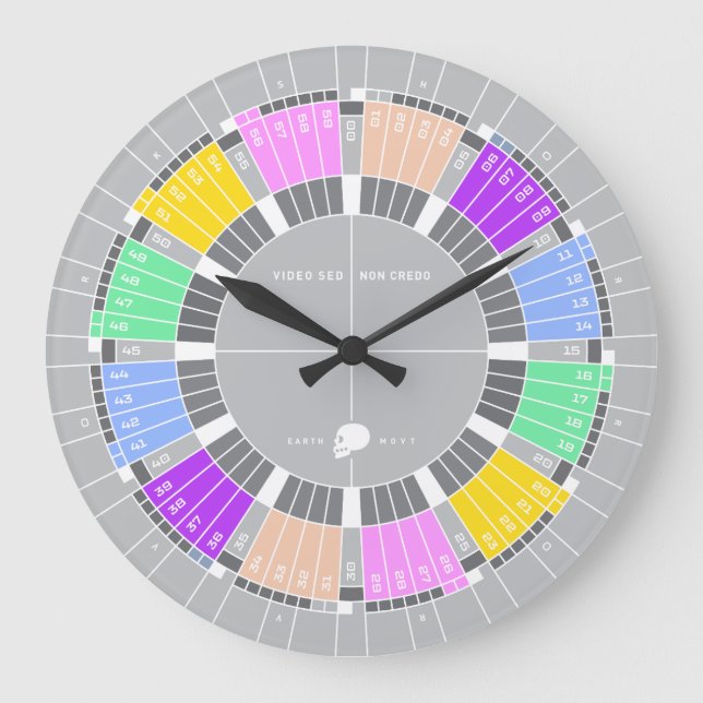 I See It, But I Don’t Believe It Large Clock (Front)