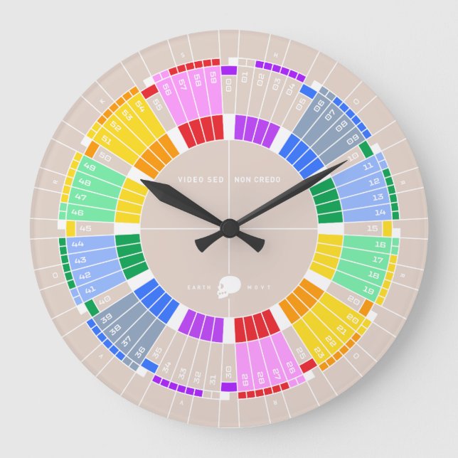 I See It, But I Don’t Believe It Large Clock (Front)