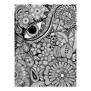 I See It Differently –  Monochrome Hand-Drawn Art Poster
