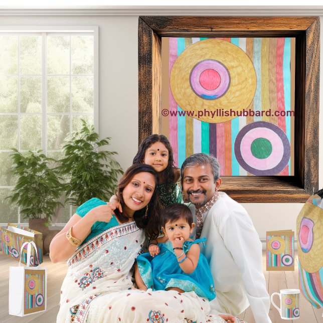 I See Medium Gift Bag (Get The Full "I See" Collection At: https://bit.ly/SmartArtZazzle. )