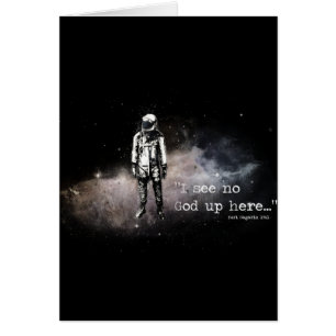 I see no god up here