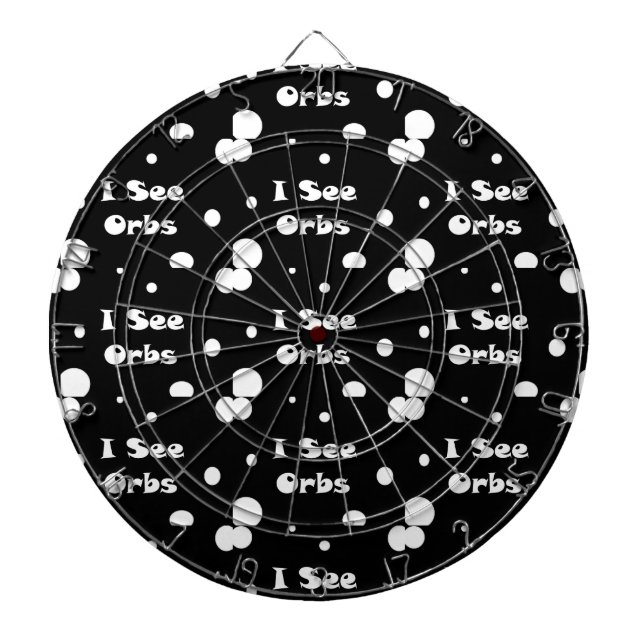 I See Orbs-dartboard Dartboard (Front)
