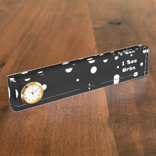 I See Orbs-desk nameplate