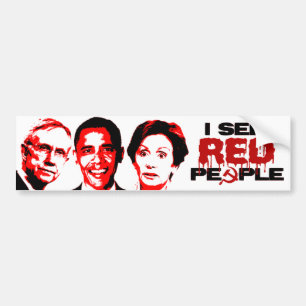 I See Red People Bumper Sticker