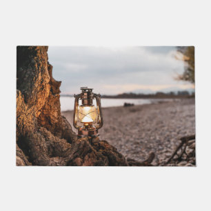 I See the Light Lantern by Sea Doormat