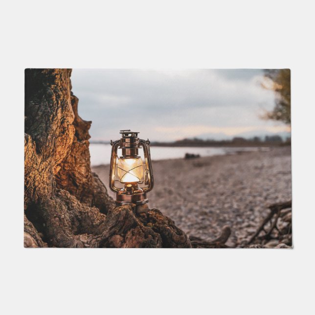 I See the Light Lantern by Sea Floor Mat (Front)