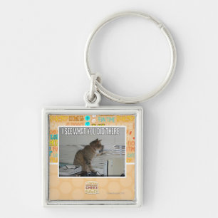 I see what you did there key ring