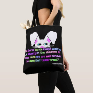 I See You, Easter Bunny All-Over-Print Tote Bag