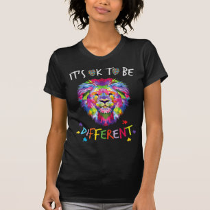 I See Your True Colors  Lion Autism Awareness Day  T-Shirt