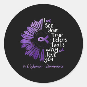 I See Your True Colour Heimerheimer Sunflower Hope Classic Round Sticker