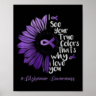 I See Your True Colour Heimerheimer Sunflower Hope Poster