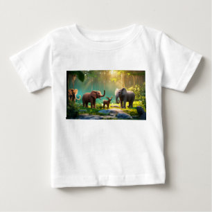 I see you've uploaded an image with a 3D animation Baby T-Shirt