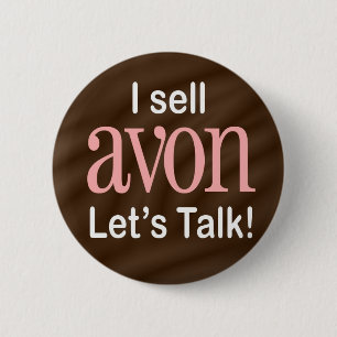 I Sell Avon Button