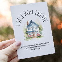 I Sell Real Estate Promotional House