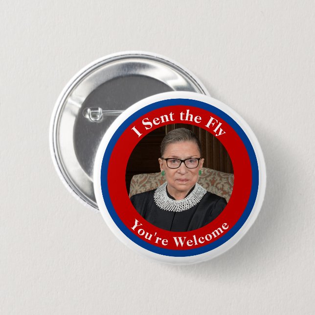 I sent the Fly - RBG 6 Cm Round Badge (Front & Back)