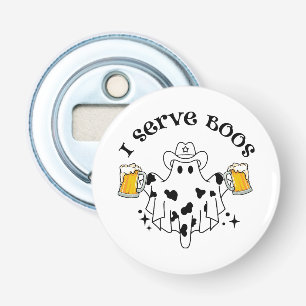 I serve Boos! Bartender spooky  Bottle Opener