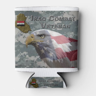 I Served - Irag Combat Veteran Can Cooler