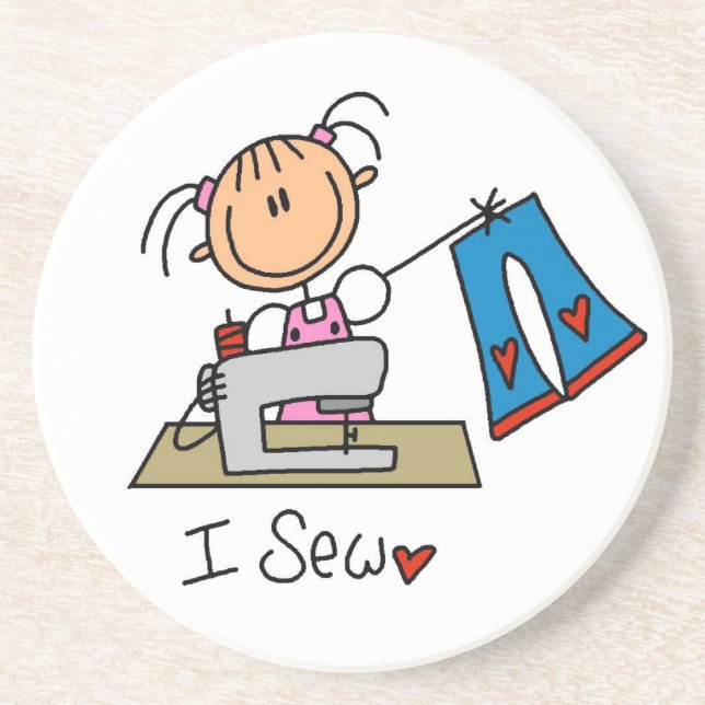 I Sew Coaster (Front)