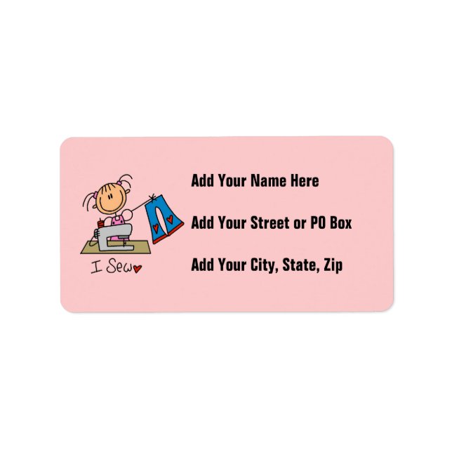 I Sew Label (Front)