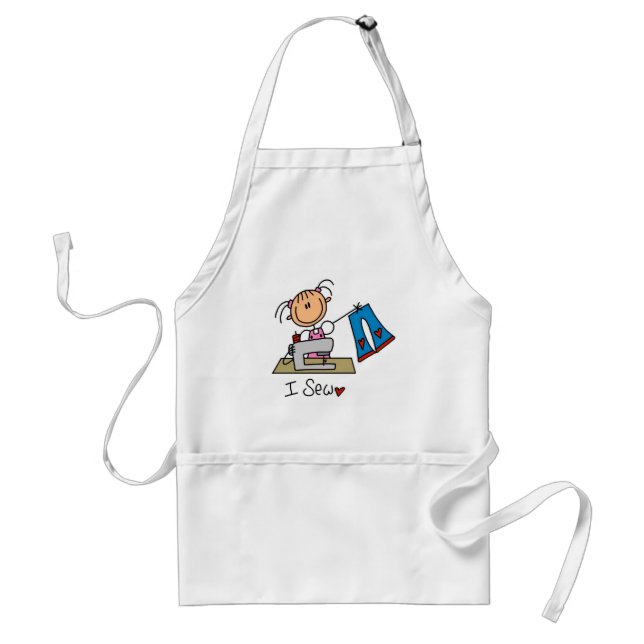 I Sew Standard Apron (Front)