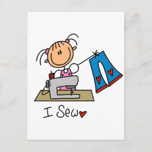 I Sew T-shirts and Gifts Postcard
