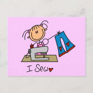 I Sew T-shirts and Gifts Postcard