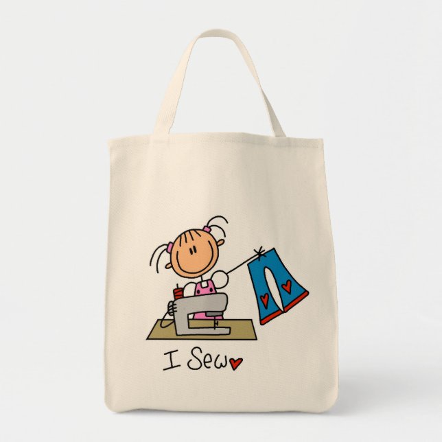 I Sew Tote Bag (Front)