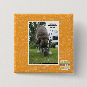 I sez leave my brudder alone 15 cm square badge