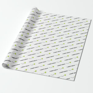 I Shall Return Tennis Wrapping Paper