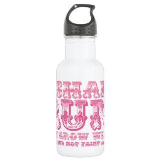 I Shall Run and Not Grow Weary Typography 532 Ml Water Bottle