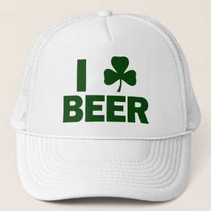 I Shamrock Beer Trucker Hat