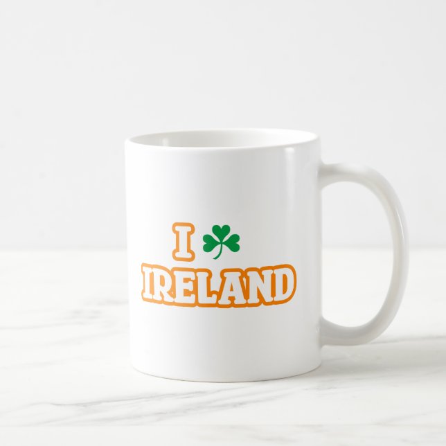"I [SHAMROCK] IRELAND" Mug (Right)