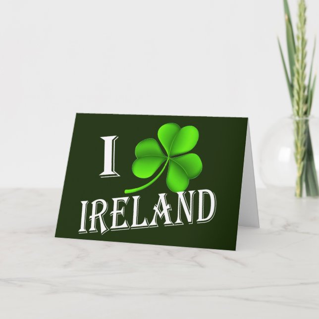 I Shamrock Ireland wt gccnt Card (Front)