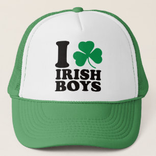 I Shamrock Irish Boys Trucker Hat