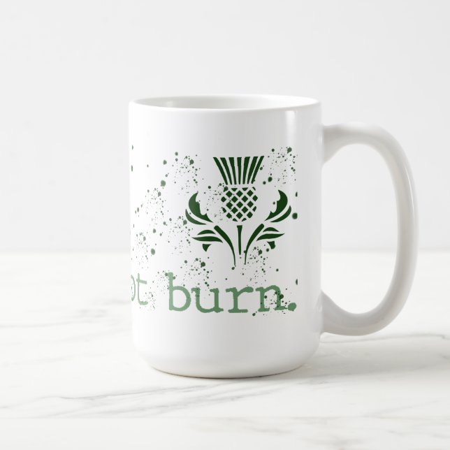 I Shine Not Burn - Clan Mackenzie Coffee Mug (Right)