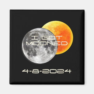 I Shirt Got Mooned Solar Eclipse Total Magnet