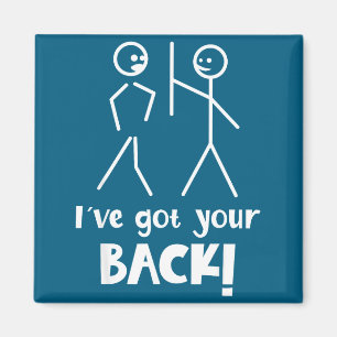 I Shirt Novelty Sarcasm Stick Figures Saying Magnet