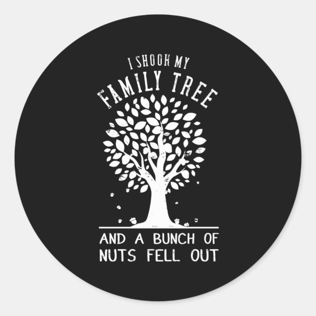I Shook My Family Tree Family Reunion 2023 Classic Round Sticker (Front)
