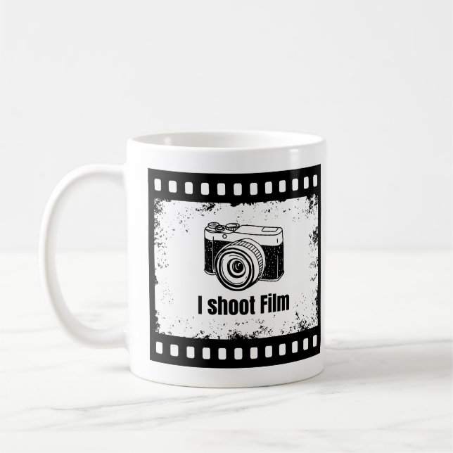I Shoot Film - Film Camera  Coffee Mug (Left)
