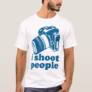 I Shoot People - Blue T-Shirt