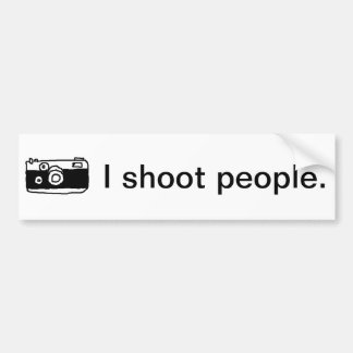 I Shoot People Bumper Sticker