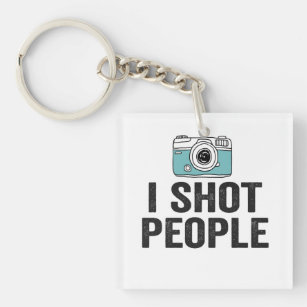 I Shoot People Camera Photographer Lover Gift  Key Ring