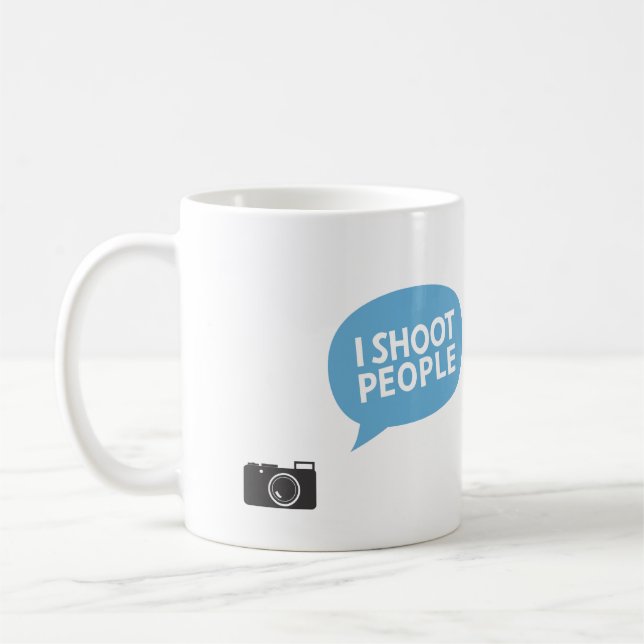 i shoot people coffee mug (Left)