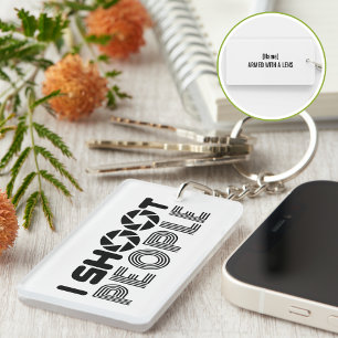 I shoot people funny photographer lover quote key ring