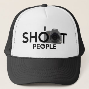 I Shoot People Funny Photographers Hat